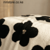 Flora Plush Velvet Throw Blanket - 130x170cm
